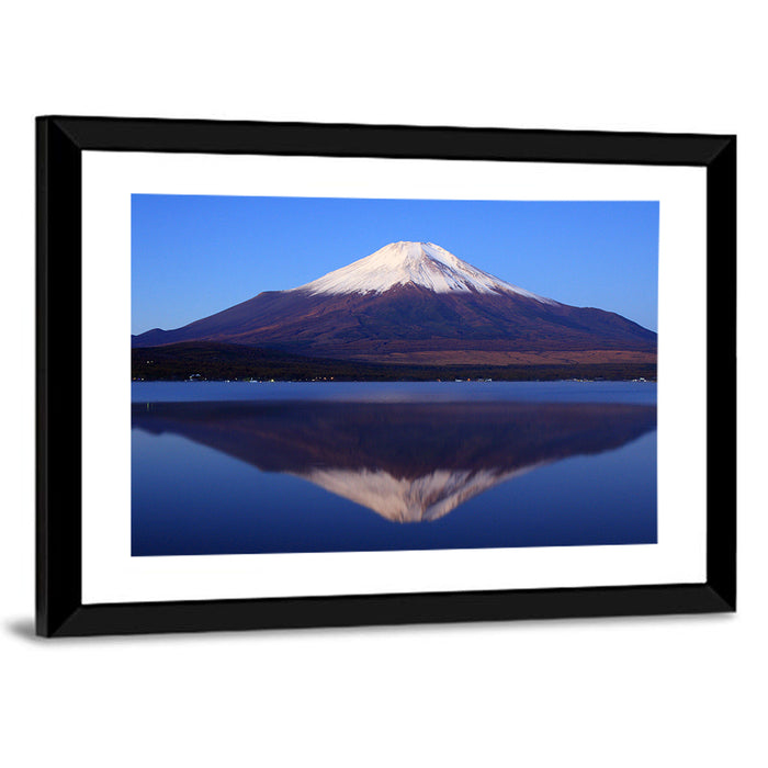 Mount Fuji at Dawn, Fujinomiya Wall Art as a framed print