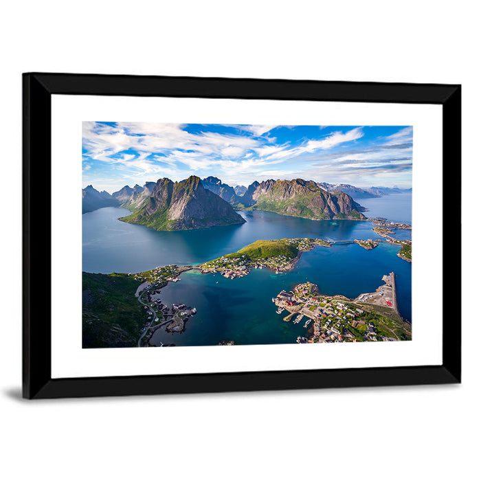 Reine Harbor, Lofoten Islands Wall Art as a framed print