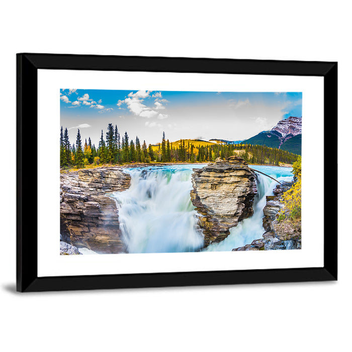Athabasca Falls, Jasper Wall Art as a framed print