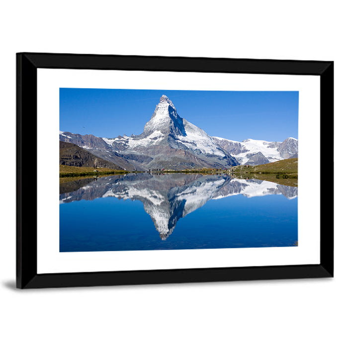 Matterhorn Peak Reflection Wall Art as a framed print