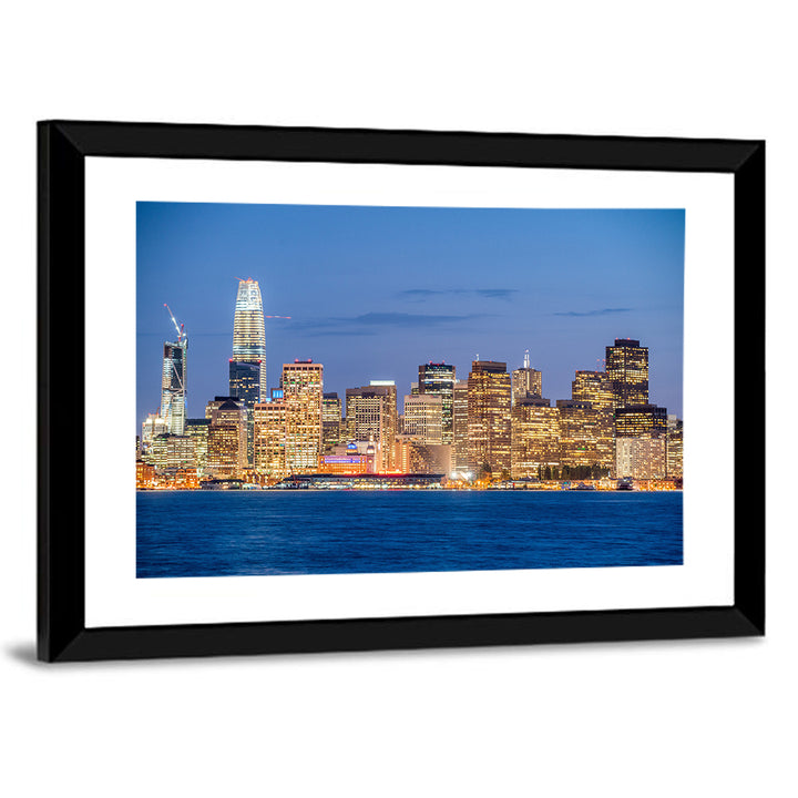 San Francisco Skyline at Twilight Wall Art