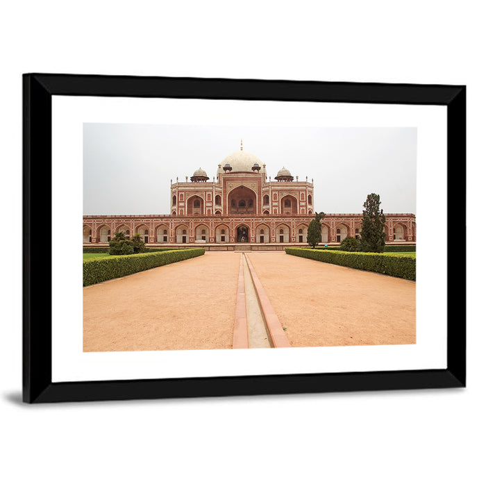 Humayun's Tomb Courtyard View Wall Art as a framed print