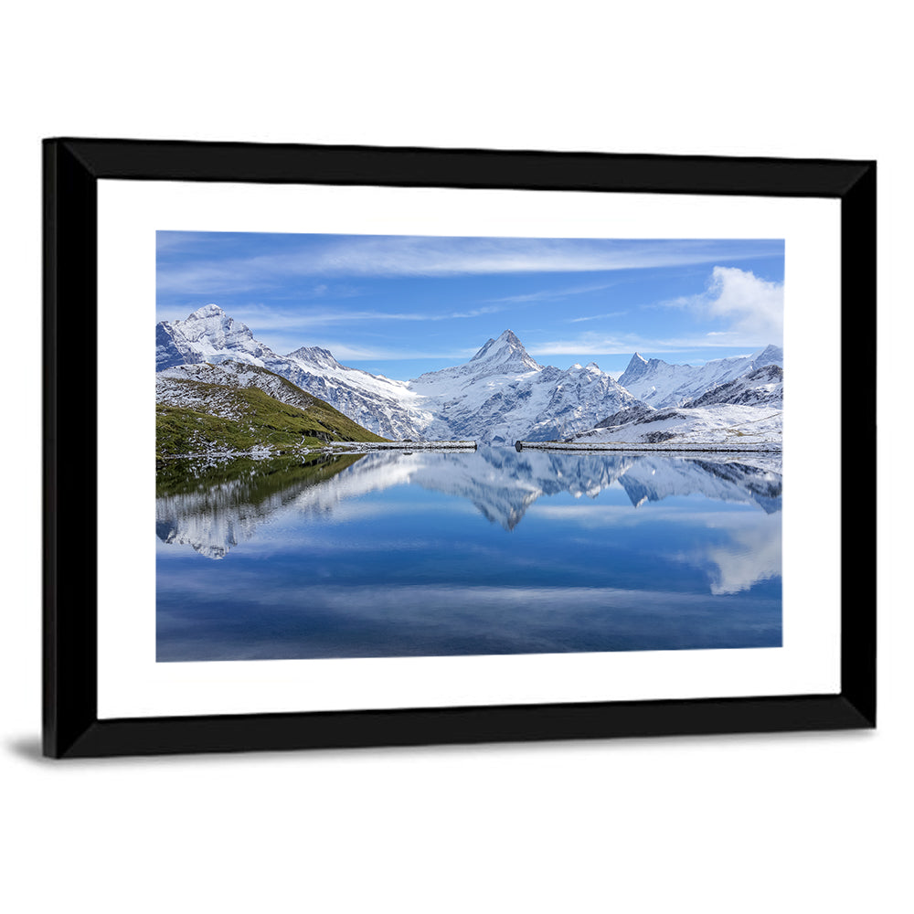 Scenic Mountain Lake Switzerland Wall Art