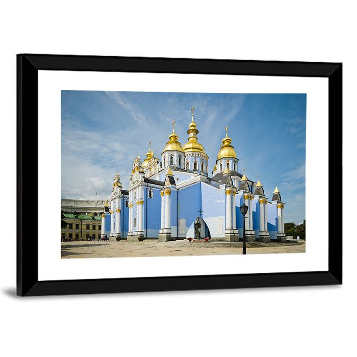 St Michael's Golden Domes Kyiv Wall Art as a framed print
