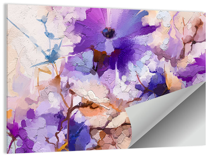Acrylic Spring Flower Wall Art as a poster print