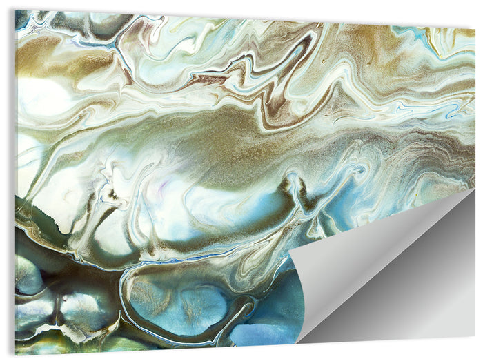 Liquid Marble Texture Wall Art as a poster print