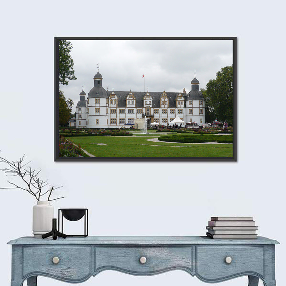 White Castle In Paderborn Germany Wall Art