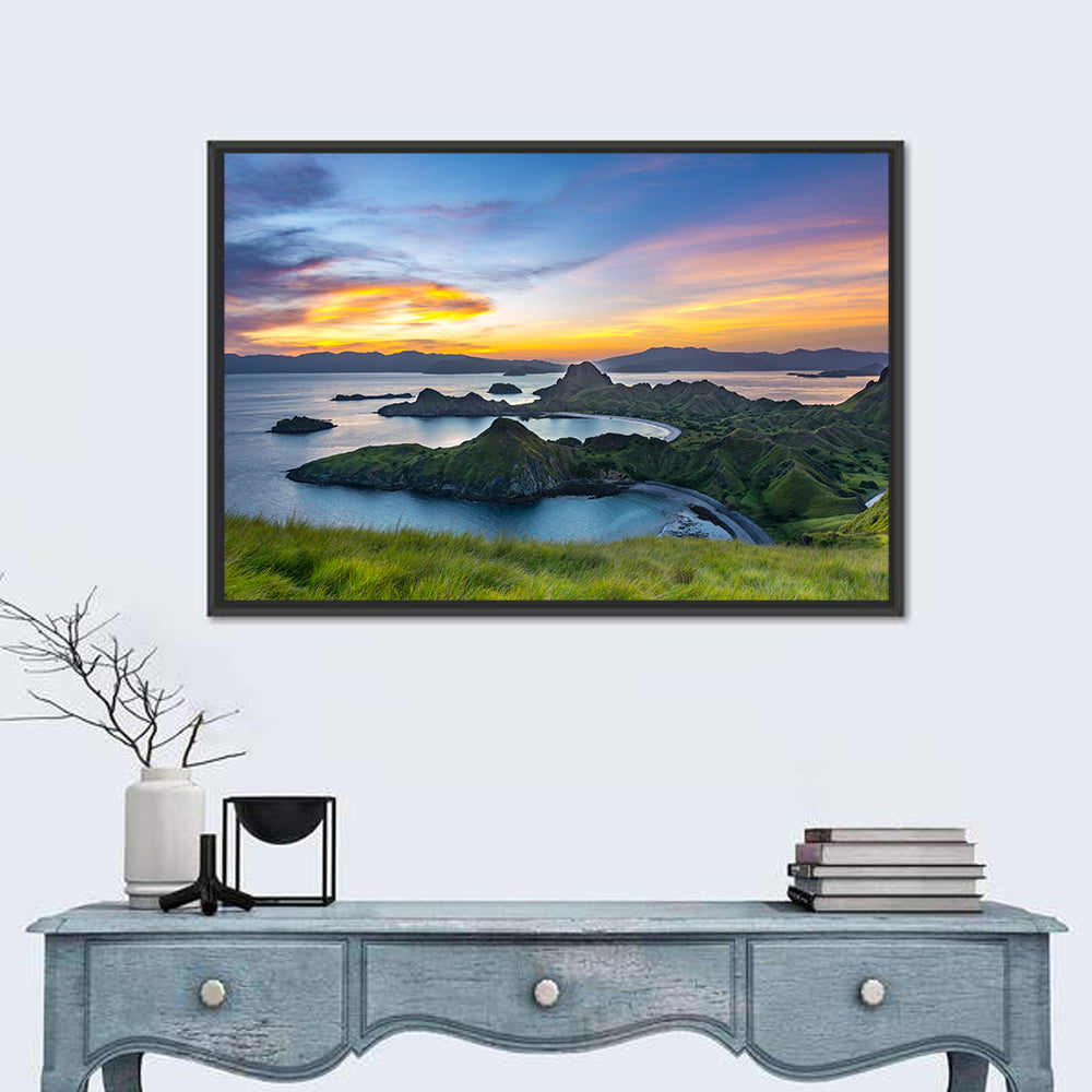 Padar Island At Sunset Indonesia Wall Art