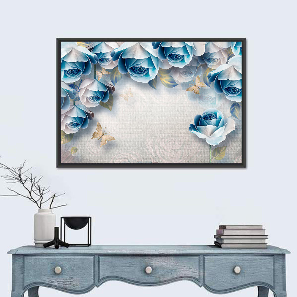 3d Flower Design Wall Art