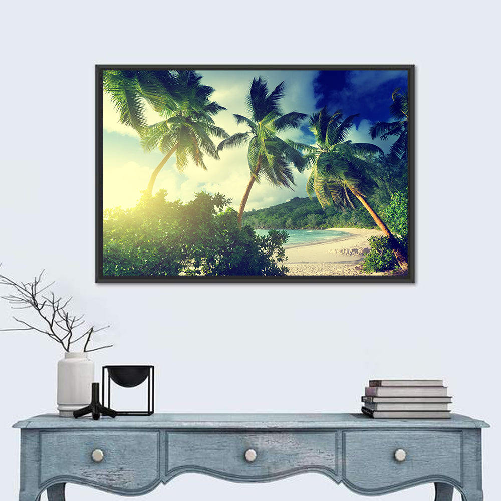Takamaka Beach Sunset Wall Art