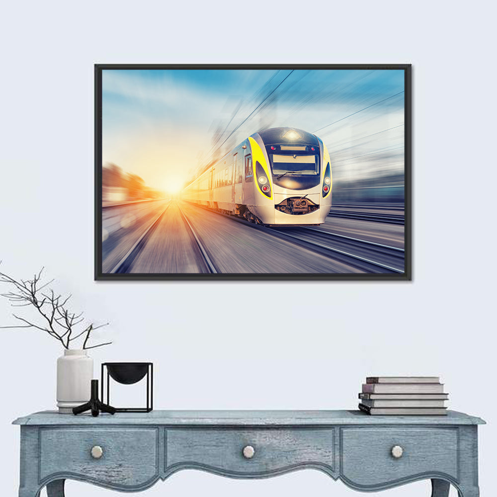 Modern High Speed Train Wall Art