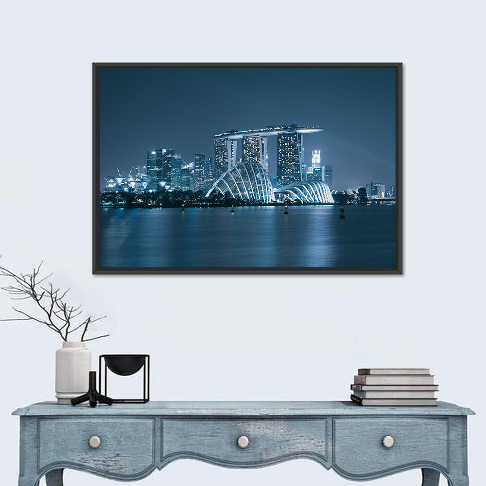Singapore Skyscaper In Marina Bay Wall Art