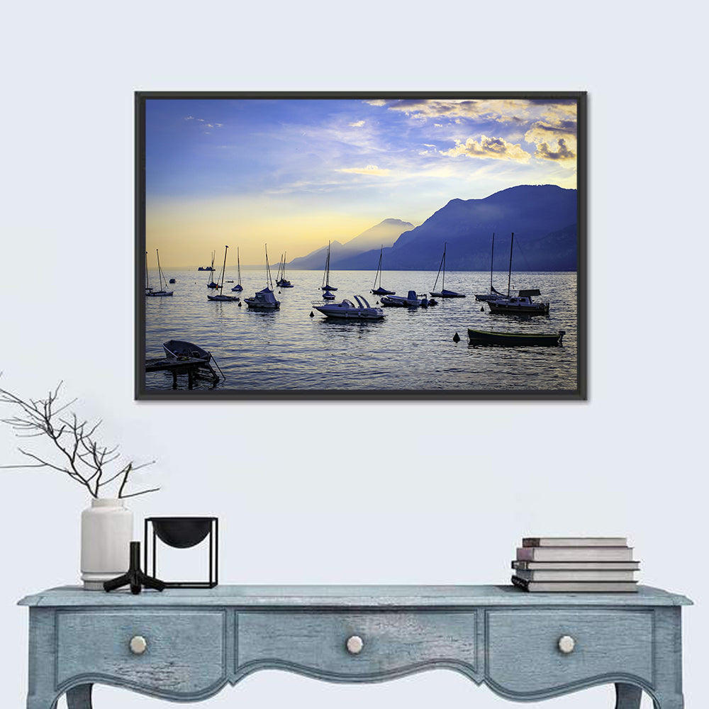 Lake Garda Harbour Wall Art