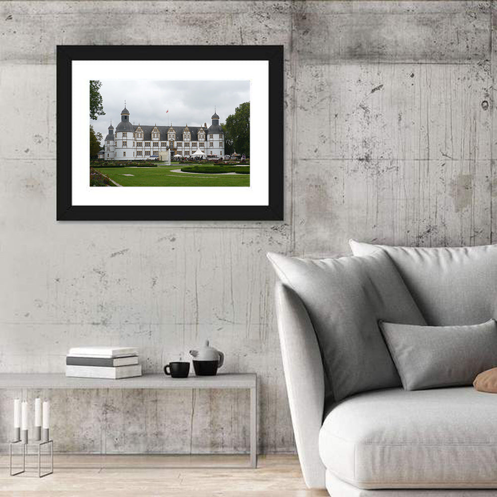 White Castle In Paderborn Germany Wall Art