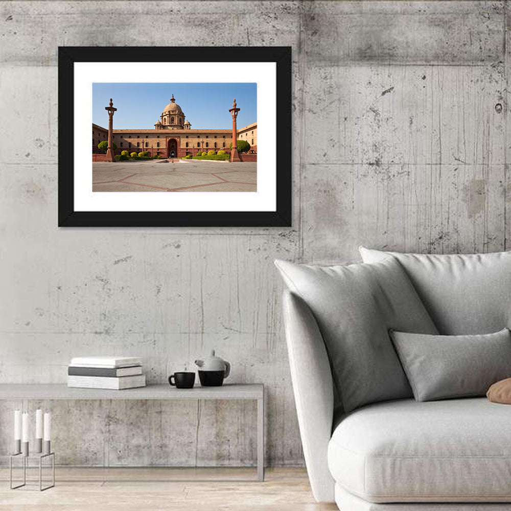Rashtrapati Bhavan In India Wall Art