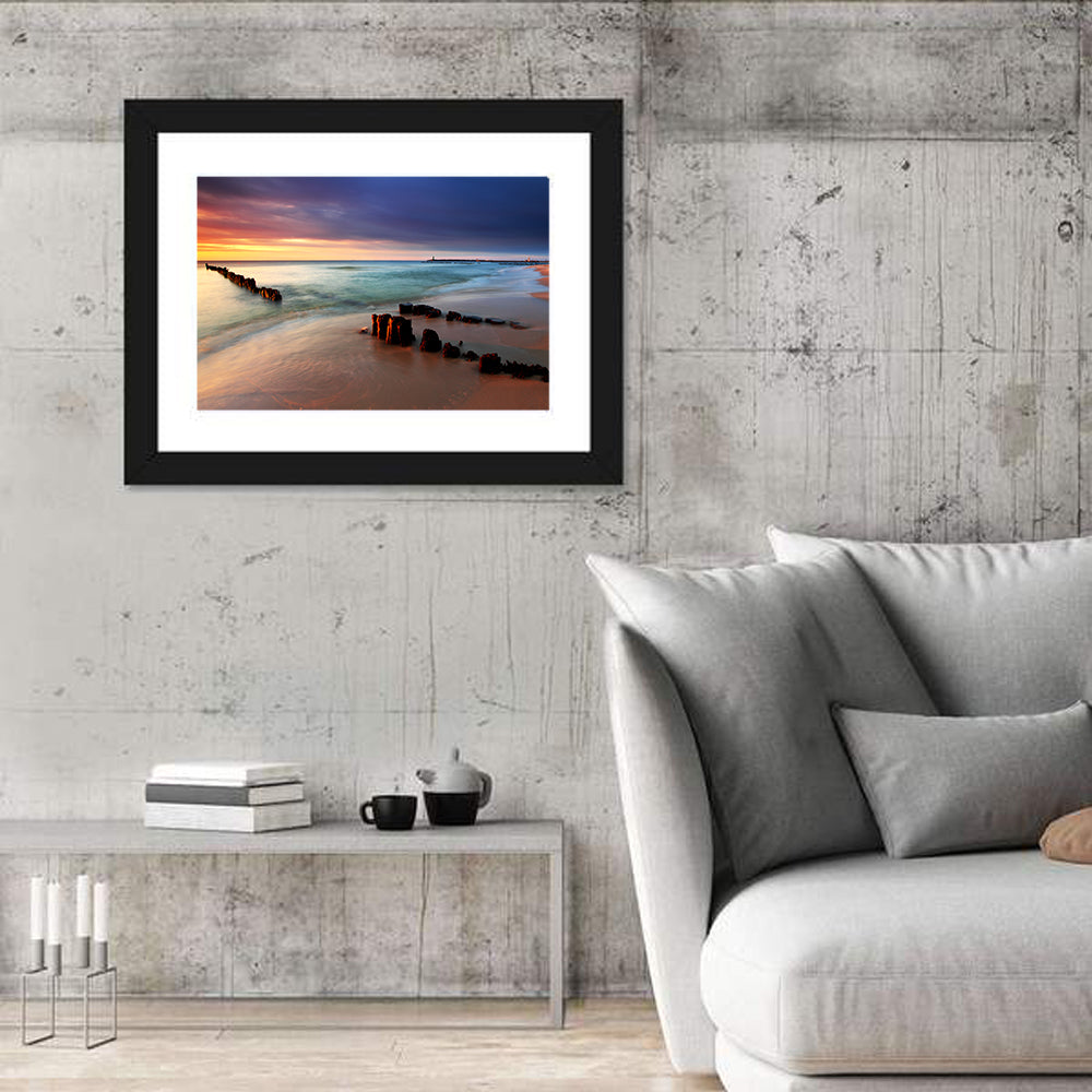 Poland Beach Sunrise Wall Art
