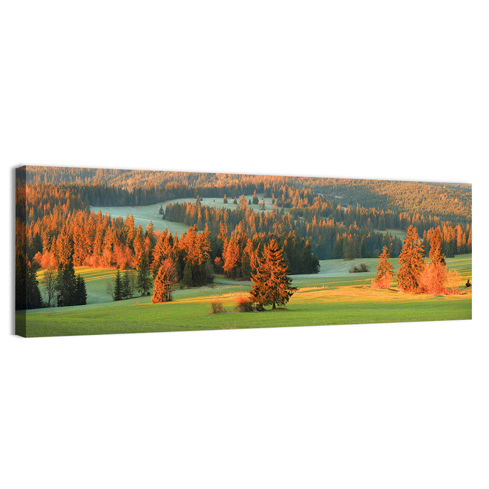 Tatra Mountain Hills Wall Art, canvas print, panoramic