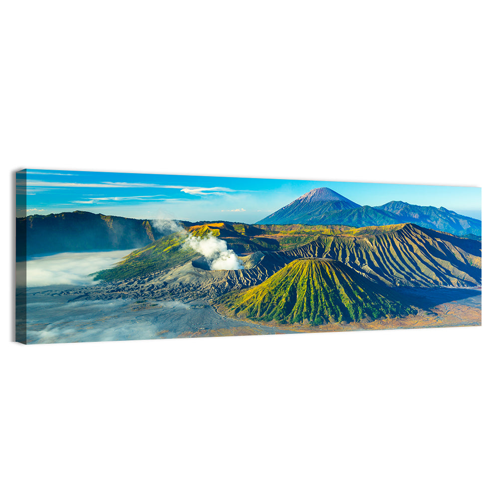 Mount Bromo at Sunrise Wall Art, canvas print, panoramic
