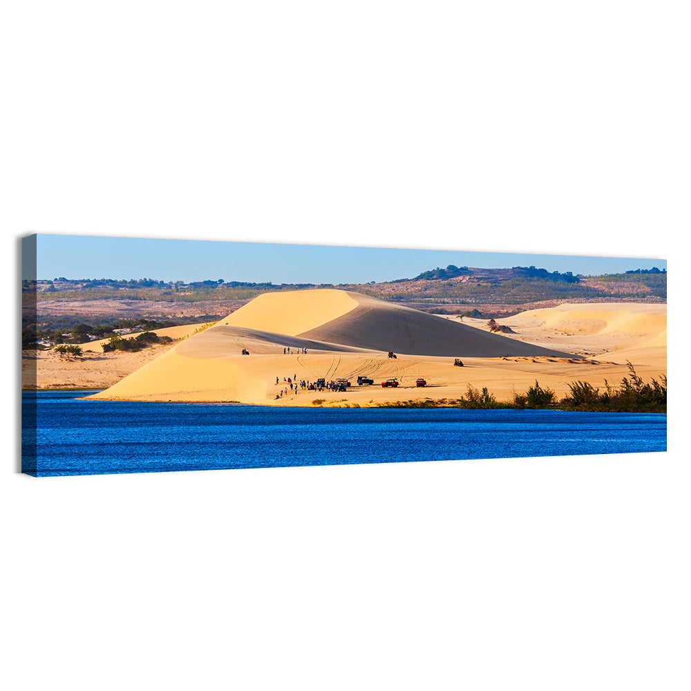 Mui Ne Sand Dunes Wall Art, canvas print, panoramic