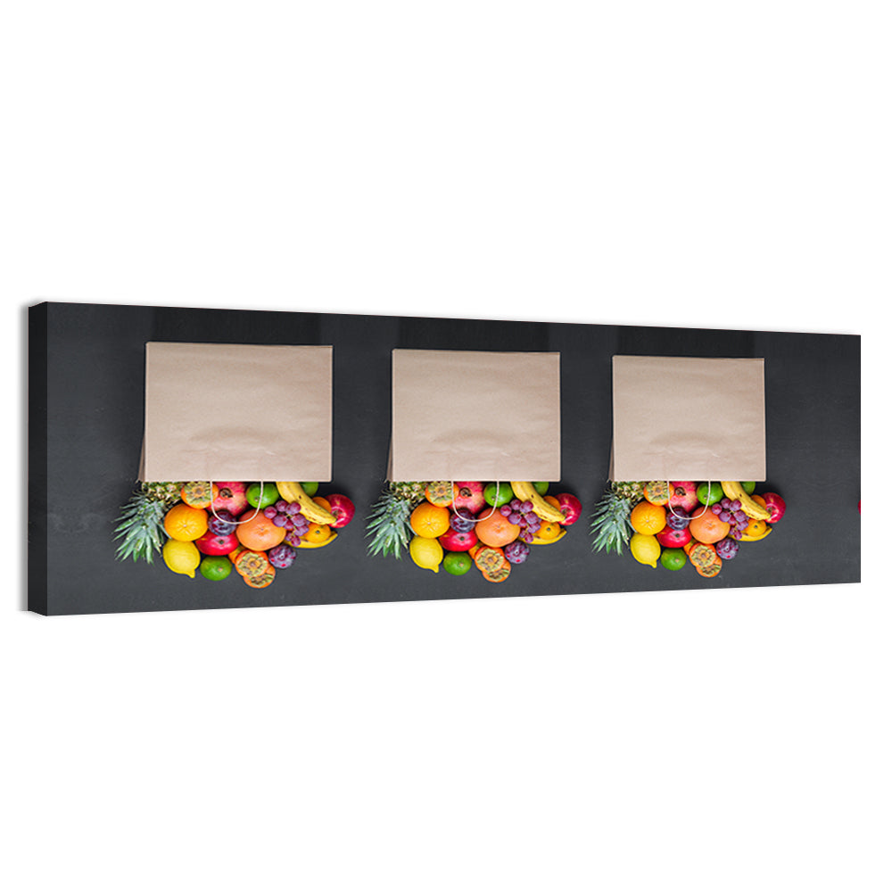 Fruits Shopping Concept Wall Art