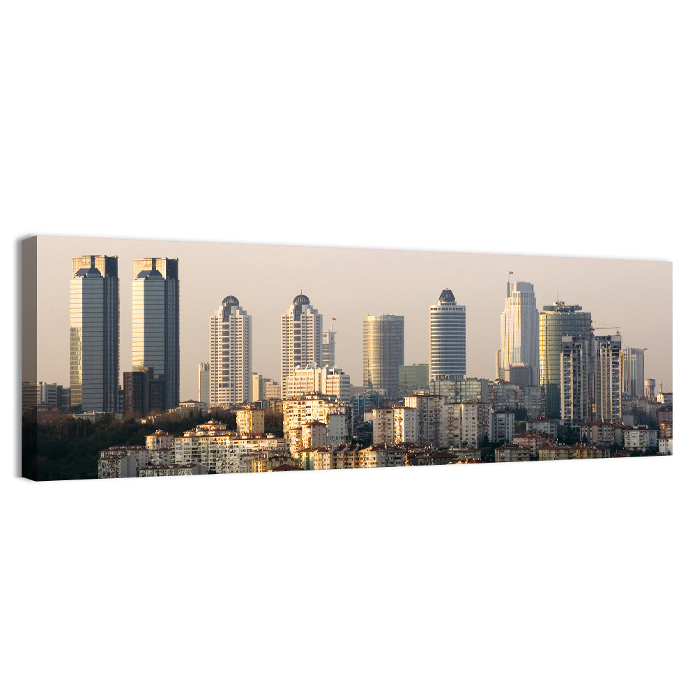 Istanbul Financial Skyscrapers Wall Art