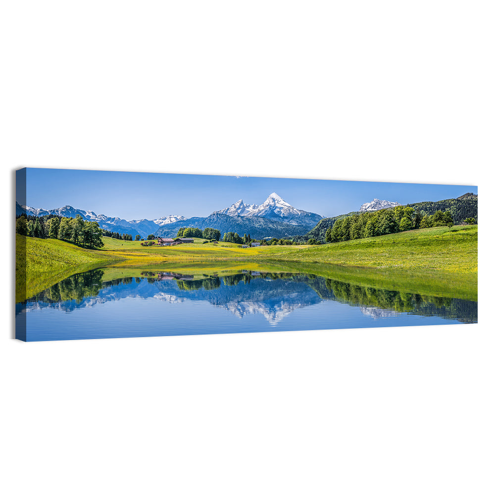 Summer Mountain Lake Austria Wall Art