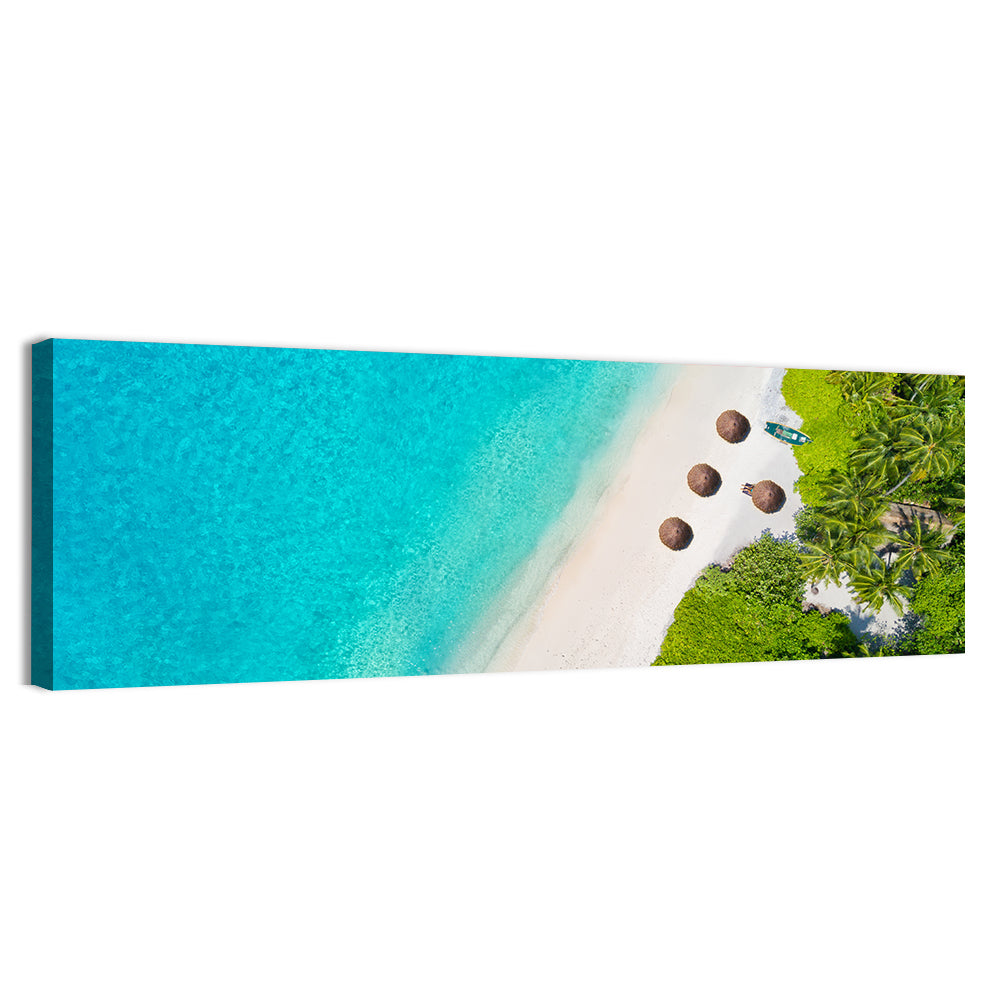 Tropical Maldives Beach Wall Art