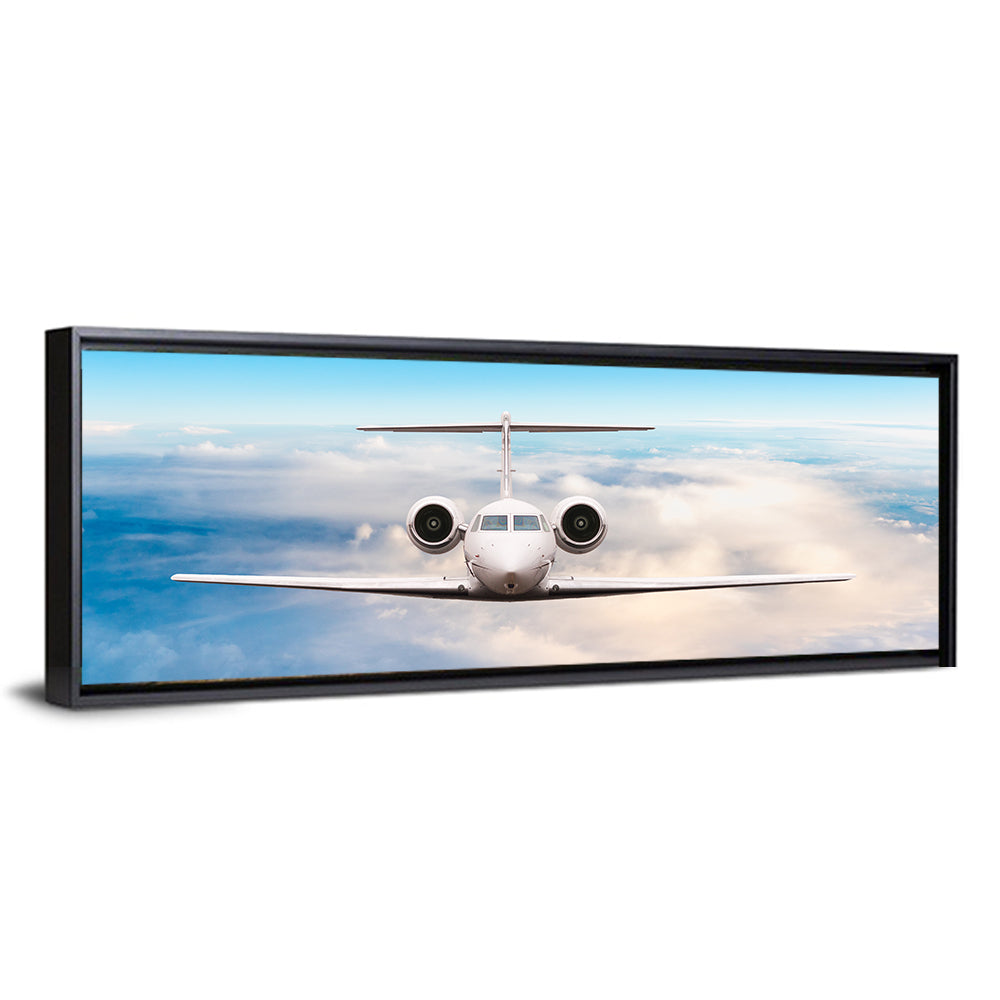 Privat Jet In Flight Wall Art