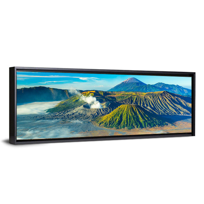 Mount Bromo at Sunrise Wall Art as a framed canvas