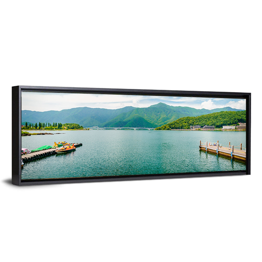 Kawaguchi Lake With Mountain Wall Art