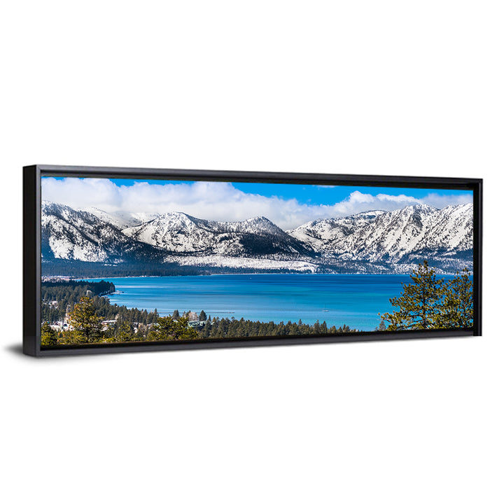 Lake Tahoe Snow-capped Sierra Peaks Wall Art