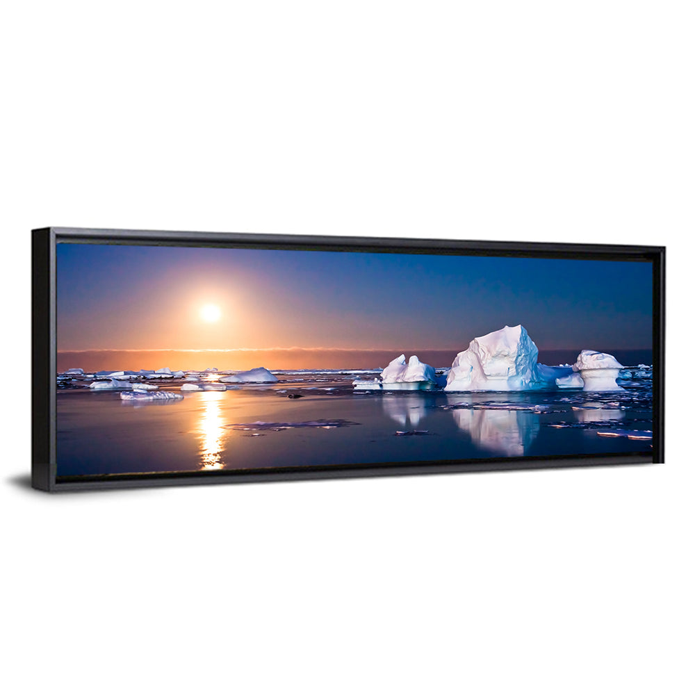 Summer Night In Antarctica Wall Art
