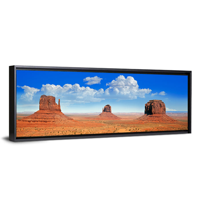 Monument Valley Buttes, Utah Wall Art as a framed canvas