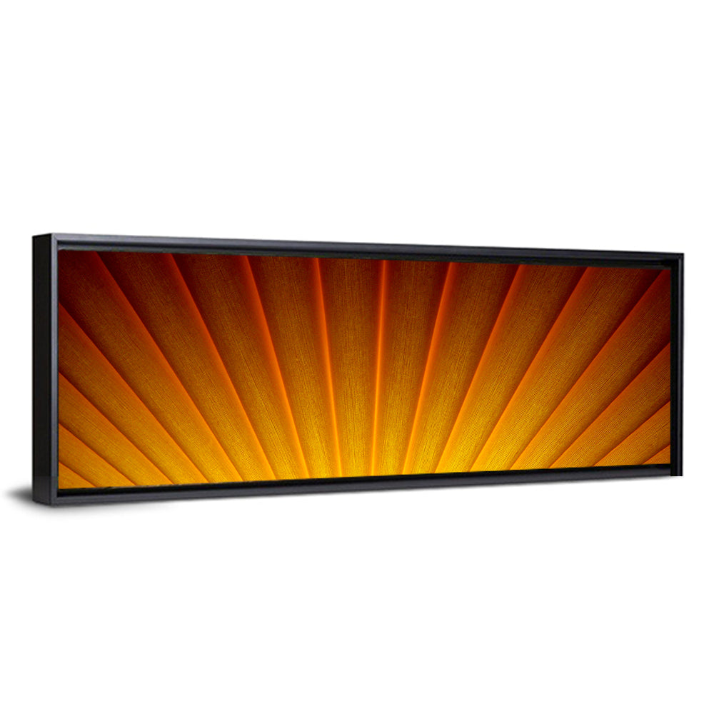 Sun Rays Illustration Wall Art