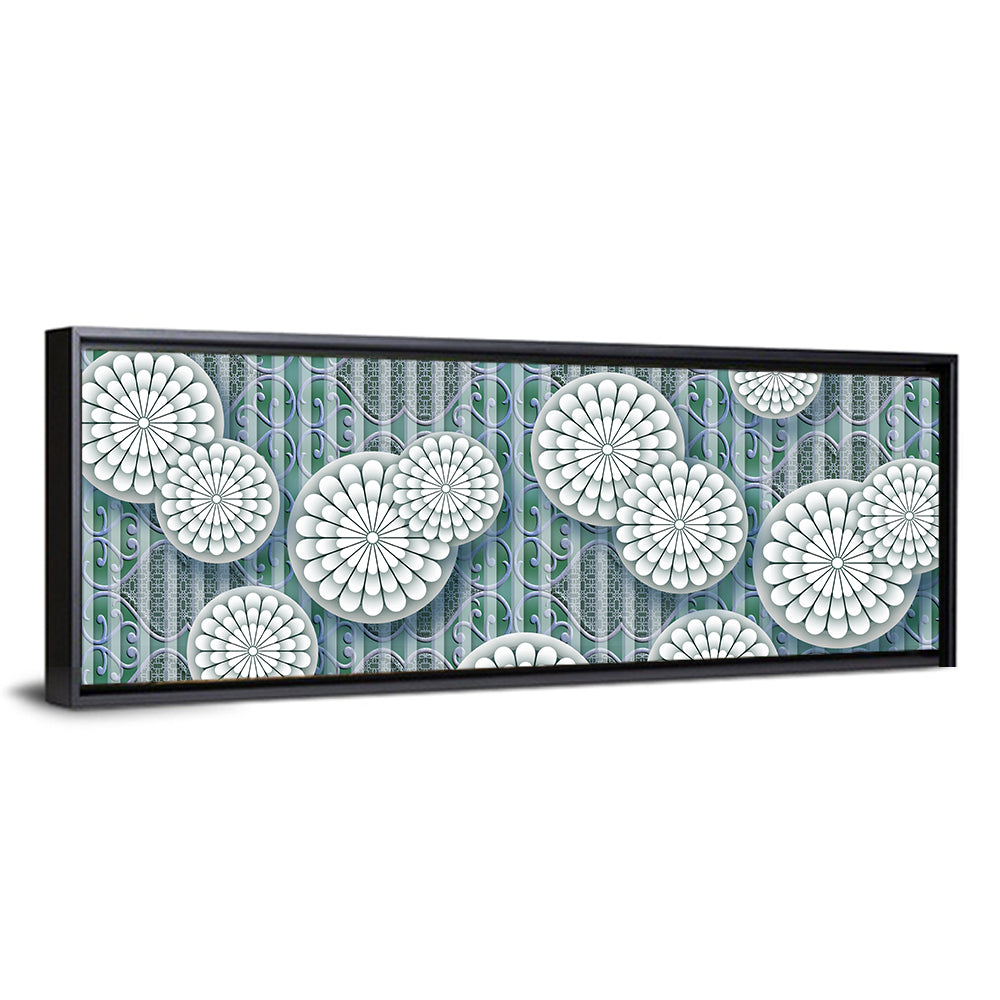 Wallpaper With Flowers Wall Art