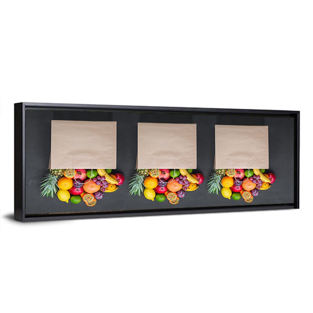 Fruits Shopping Concept Wall Art
