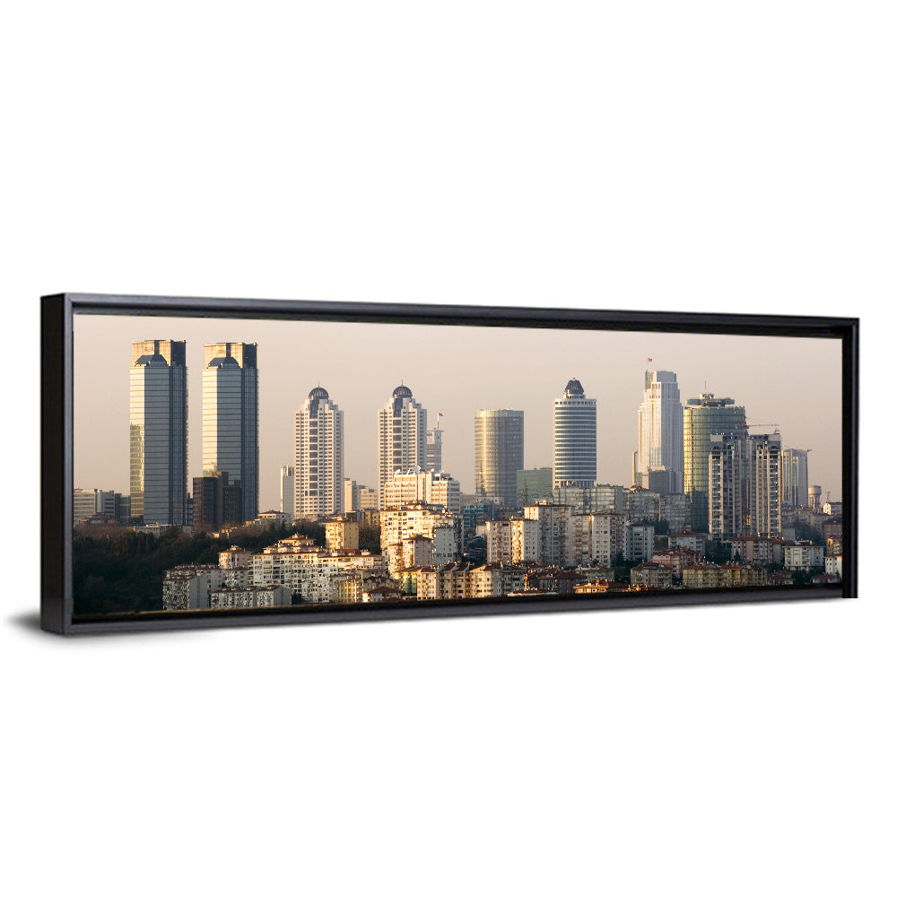 Istanbul Financial Skyscrapers Wall Art
