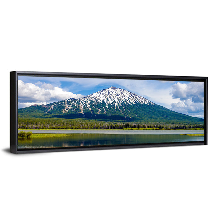 Mount Bachelor, Oregon Wall Art as a framed canvas
