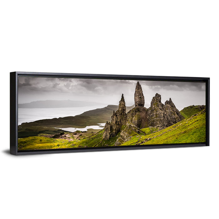 Old Man of Storr, Isle of Skye Wall Art as a framed canvas