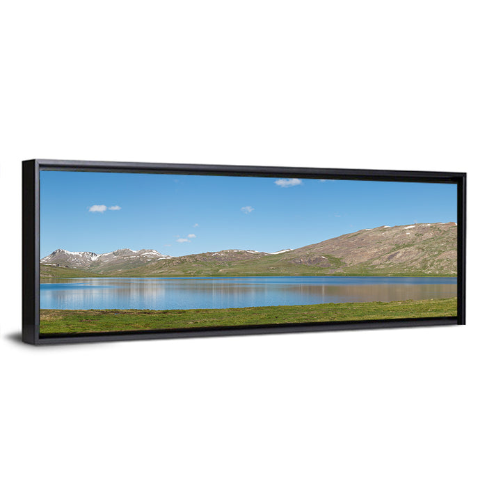 Sheosar Lake, Pakistan Wall Art as a framed canvas