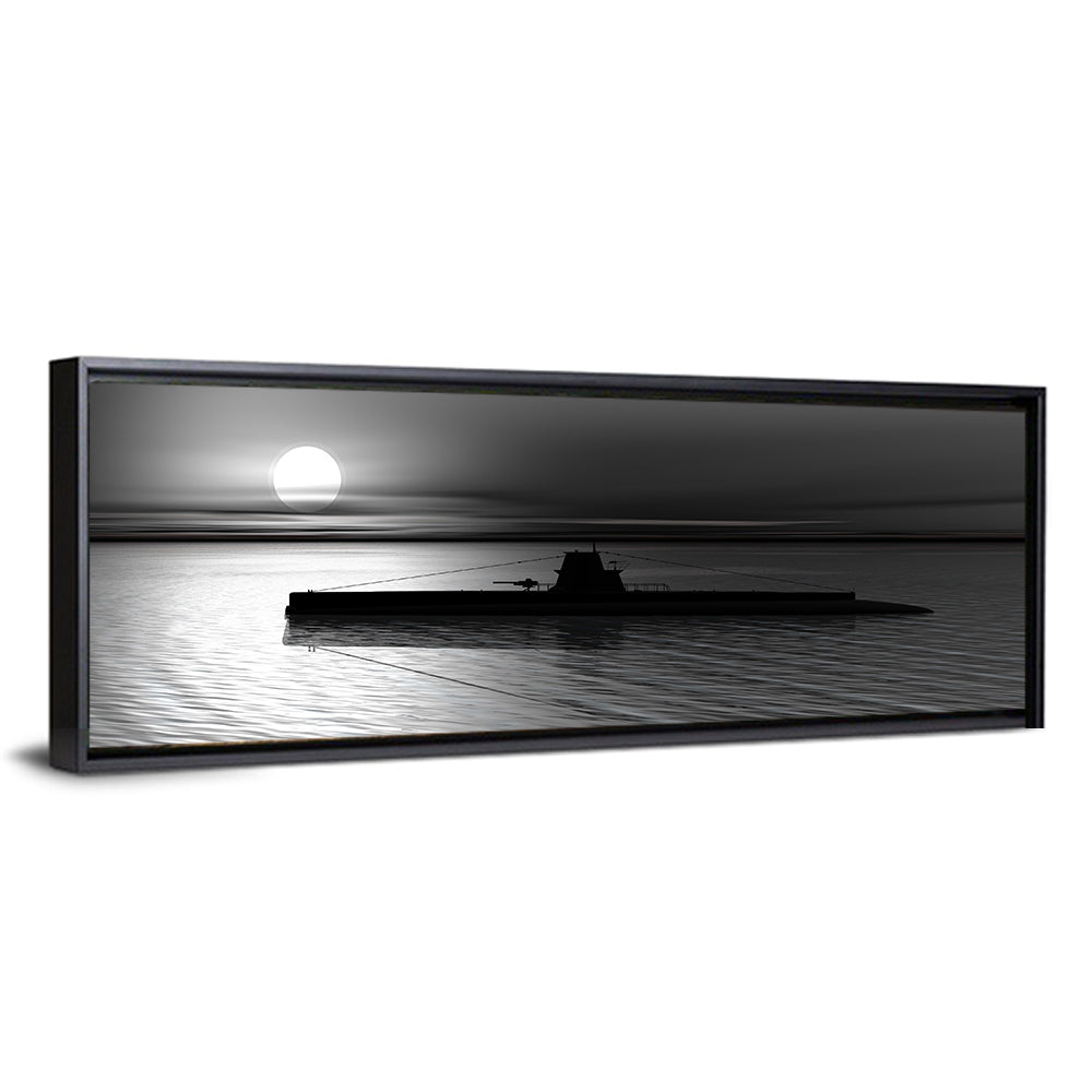Submarine On Sea Wall Art