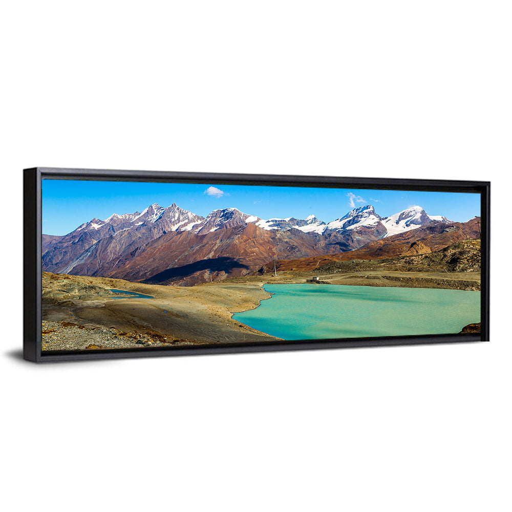 Mountain Lake In Switzerland Wall Art