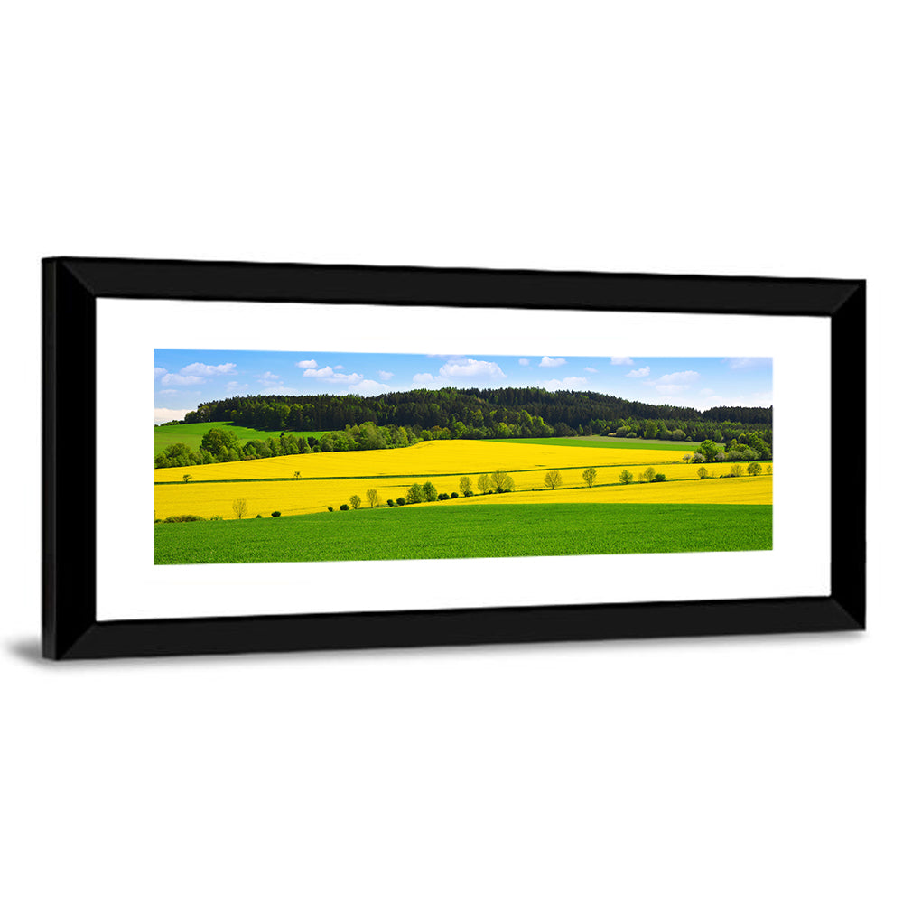 Spring Rural Landscape In Czech Republic Wall Art