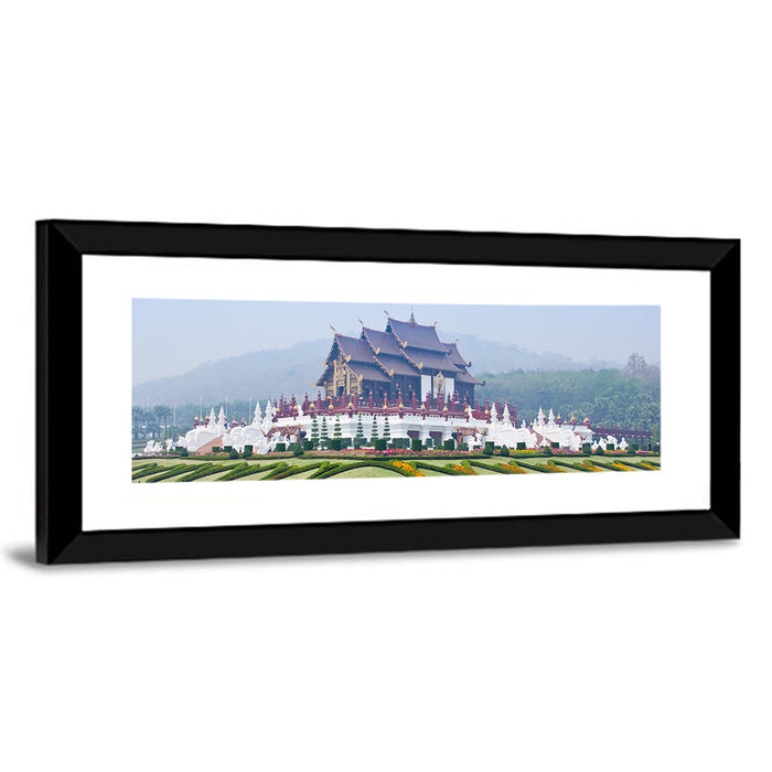 Ho Kham Royal Pavilion Chiang Mai Wall Art as a framed print