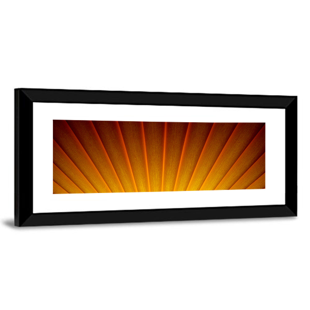 Sun Rays Illustration Wall Art
