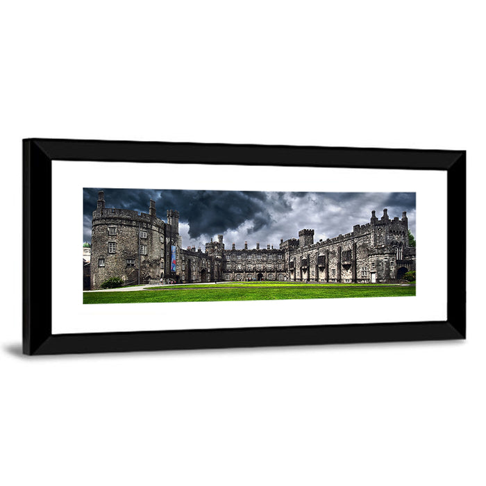Kilkenny Castle Stormy Sky Wall Art as a framed print