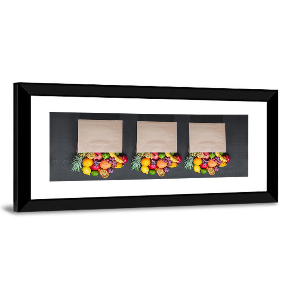 Fruits Shopping Concept Wall Art
