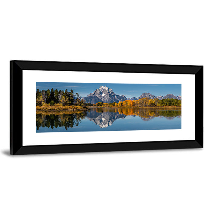 Mount Moran at Oxbow Bend, Wyoming Wall Art as a framed print