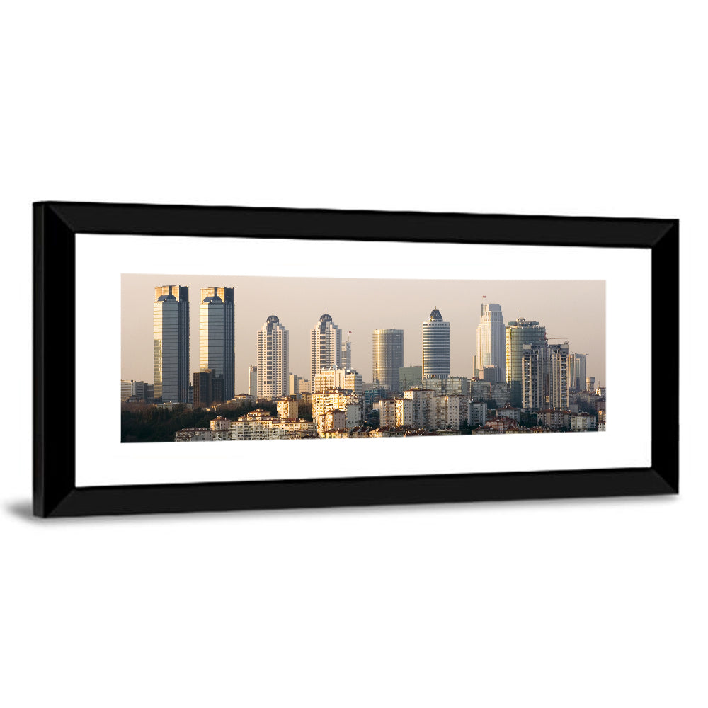 Istanbul Financial Skyscrapers Wall Art