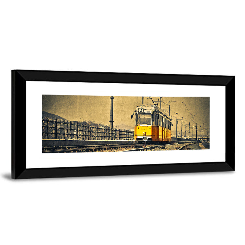 The Tram On Track Wall Art